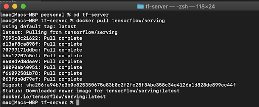 docker for mac tensorflow